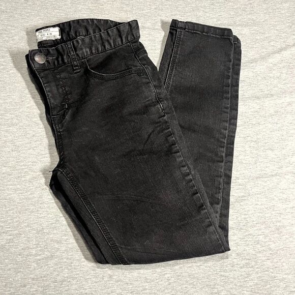 Free People Denim - Free People Black Skinny Jeans Womens 29 61855-16515125 Mid Rise Dark Wash